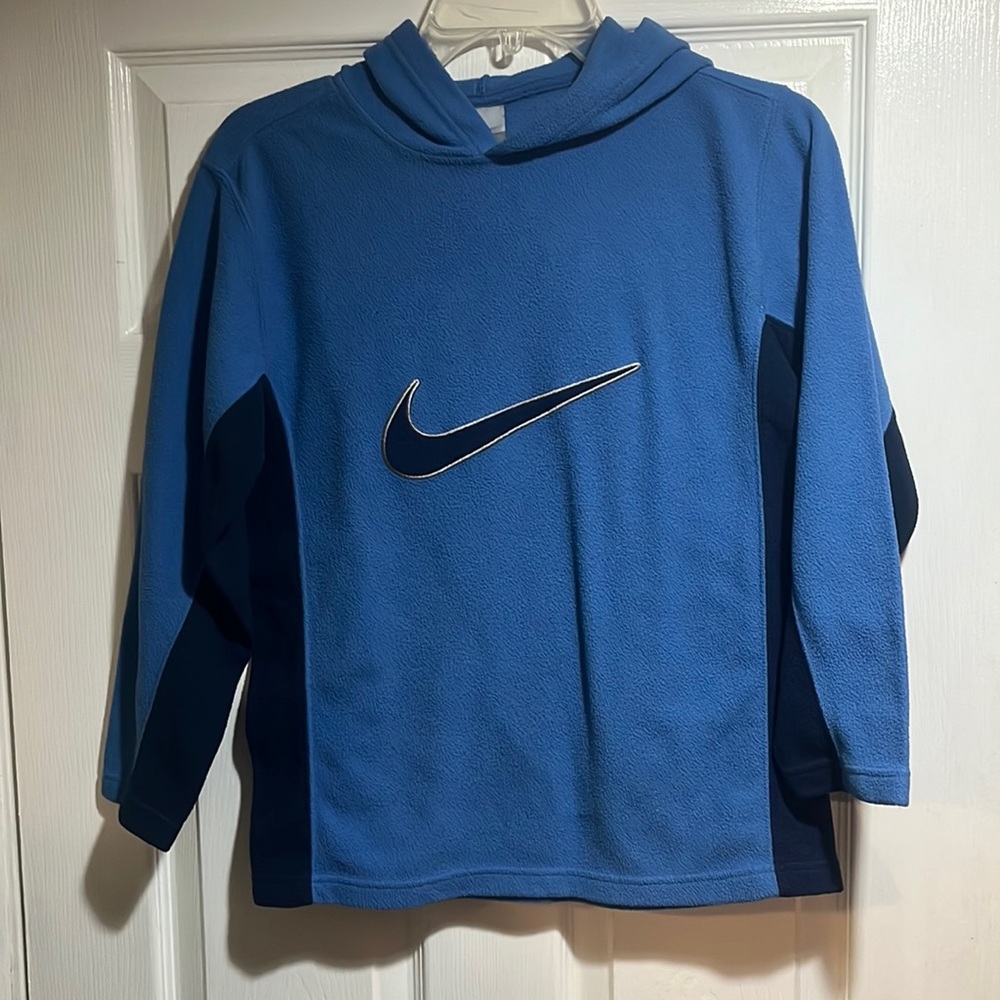 Nike Hoodie Youth Sz Medium 10/12 blue EUC